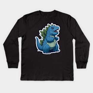 godzilla Kids Long Sleeve T-Shirt